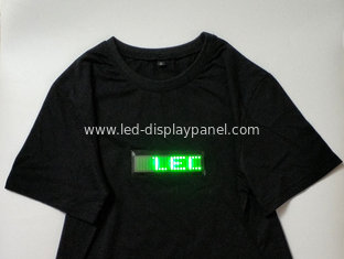 China wholesale  high quality custom led light t shirt  Programmable rolling message flashing LED T-shirt for Nightclub supplier