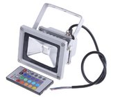 10W waterproof IP65 RGB LED flood light with IR remote control CE ROHS approved