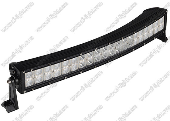 China High Brightness 22 Inch Curved LED Light Bar 120w Double Row For Off Road supplier