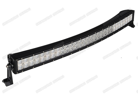 China Cambered Black / White LED Light Bar Bar Arch Bent With Alu Firm Bracket supplier