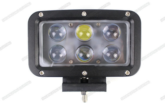China Waterproof 60w LED Work Light 6000K 10W / PC Lens Auto LED Driving Lights supplier
