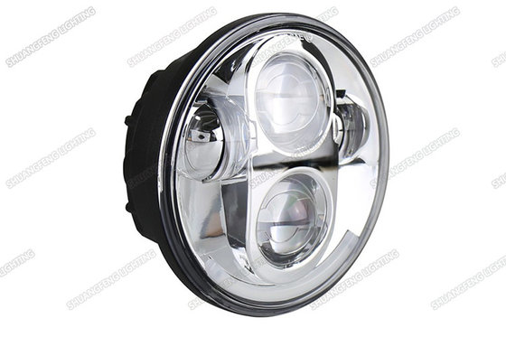 China 5.75 Inch Round Motorcycle Headlight , 4x4 Harley LED Headlight For Off Road / Jeep supplier