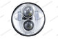 6000K 5.75&quot; Motorcycle LED Headlight High Low Beam With Die Cast Aluminum Housing supplier