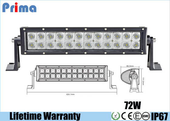 China 14&quot; 72W LED Driving Light Bar , 14 Inch Flood Spot ATV LED Light Bar  supplier