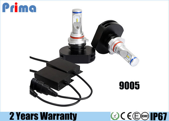 China 3000LM 9005 LED Headlight Bulb Dust Proof Weatherproof IP67 6000K - 6500K supplier