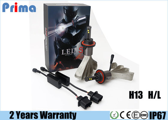 China 60W 7200LM H13 LED Headlight Bulb With Flexible Copper Belt Cooling supplier
