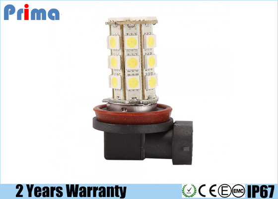China 5050 H11 27 SMD LED Car Light Bulbs For 9-14.8V Automotive White / Yellow Color supplier