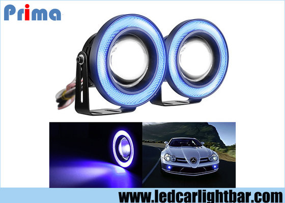 China 3.5 Inch Projector Led Fog Lights , Halo Angel Eye Rings Car Fog Lamps supplier