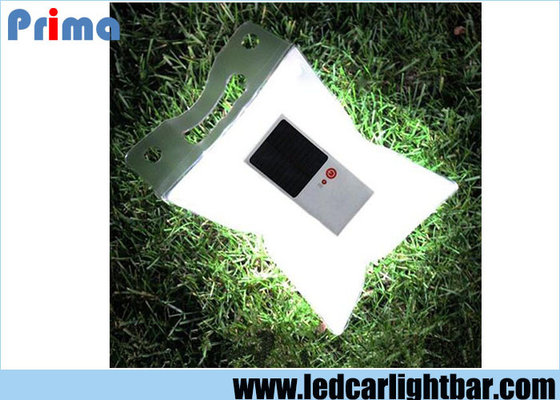 China White Waterproof Outdoor Inflatable Folding Solar Camping Lamp , Led Solar Lantern supplier