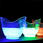 Plastic color changing led ice bucket party cooler from china factory online wholesale