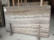 Cheap Import Silver Dark Grey Vein Cut Travertine Marble In China Marble Window Sills