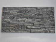 Hottest Natural Black Wood Wall cladding stone,Ledgstone Tiles On Ptomotion