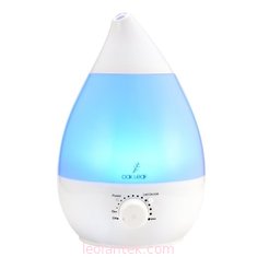 China Cool Mist Ultrasonic Humidifier,Oak Leaf 2.4L Multi-Color Room Humidifiers,Large Capacity,12+ hours Mist Time,7 Color LE supplier