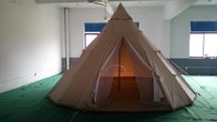 4M teepee tent  canvas bell tent luxury tent 100% cotton canvas waterproof mildew resistant camping tent