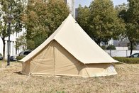 6M outdoor luxury camping canvas bell tent with inner room