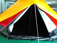 5m canvas bell tent 100% cotton canvas waterproof orange color