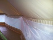 6m canvas bell tent with screen wall double wall double door