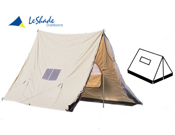 luxury outdoor camping tent with mesh door mesh windows