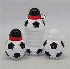 450ML Foodball&soccer Collapsible Foldable water bottle,BPA free soccer plastic sports water bottles