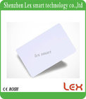 best white cards 13.56Mhz MF S50 Proximity IC Smart Card Tag 0.8mm Thin For Access Control System ISO14443A