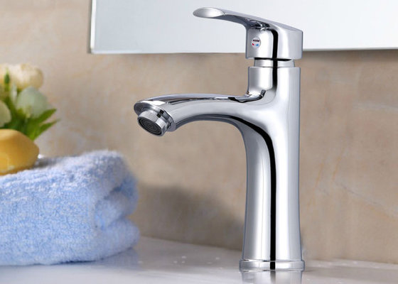 China Brass Single Hole Basin Tap from Faucet Factory in China weight is 1230g Just need USD10.5/pc supplier