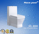 Normal Style Ceramic Toilet One-Piece Water Closet  (8006)