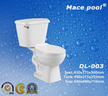 Sanitary Wares Two-Piece Toilets with Siphonic Flushing Way (DL-003)