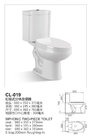 Competitive Sanitary Wares Two-Piece Toilets with S-Trap 300mm Roughing-in (CL-019)