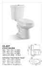 Sanitary Wares Two-Piece Toilets for Bathroom with Siphonic Flushing (CL-027)