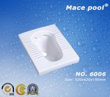 Good Quality Sanitary Ware Wc Ceramic Water Closet Squatting Pans (6006)