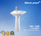 Wash Basin Pedestal Basin Type for Bathroom Accessories  (106)
