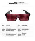 LED Glasses Grow Party Favor, Light Up Glasses with Display Pattern, 8 Pattern Optional, USB Charging Glasses for Nightc