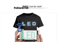 Programmable Sign Glow The Dark Smart Tee Custom Tshirt T-Shirt Disco Led T Shirt