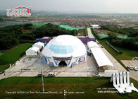 Customized Big Tent Polygon Tent With Aluminum Frame Used For News Conference