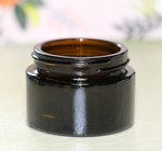 Personal Care Amber 2oz 60ml Glass Cream Jar with Lid