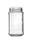 Food Grade Straight Round 250ml Glass Storage Jar with Metal Lid