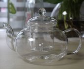 600ml Heat Resistant Transparent Glass Teapot with Infuser and Lid Glass Coffee Pot