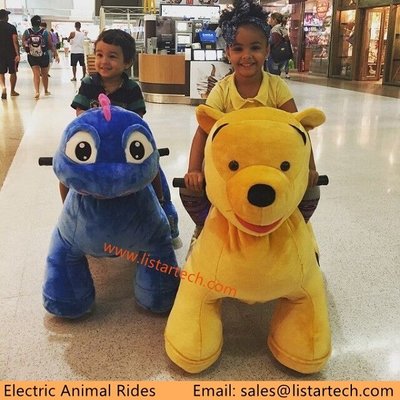 China Shopping Mall Motorized Plush Riding Animals, Animal Rides For Mall, Shopping mall animal supplier