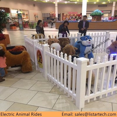 China motorized plush riding animals plush motorized animals plush riding animals for Mall supplier