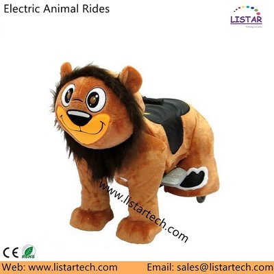 China coin operated battery animals electronic walking animal bikes supplier