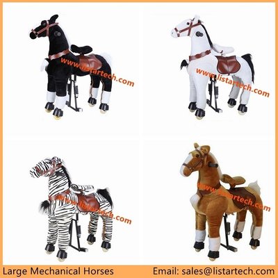 China Lovely Animal Mechanical Horse Ride, Ride On Toy Style Walking Animal Rides with Pony supplier