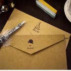 china eco-friendly cheap brown kraft paper gift card envelope,full color paper pearl envelope for wedding/business/gift