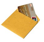 colorful printing art paper envelopes customized gold foil stamping thank you card with envelope