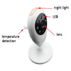2.4 inch TFT LCD screen wireless ip baby monitoring camera with Baby room temperature detection