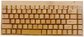 wireless bamboo keyboard(88 keys ) supplier
