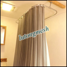 China Decorative room divider curtain metal drapery supplier