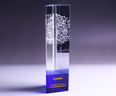 acrylic trophy laser inner and surface engraving and marking trophy