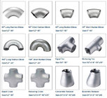 Stock size of Titanium seamless elbow,tee,reducer,stub end,coupling for quick delivery