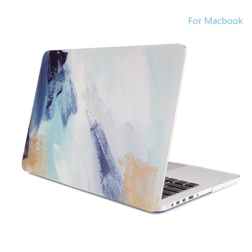 Print Abstract Draw New Blue White Pattern pc case for Macbook Air / pro11 "12"inch shell,for Notebook Case shell