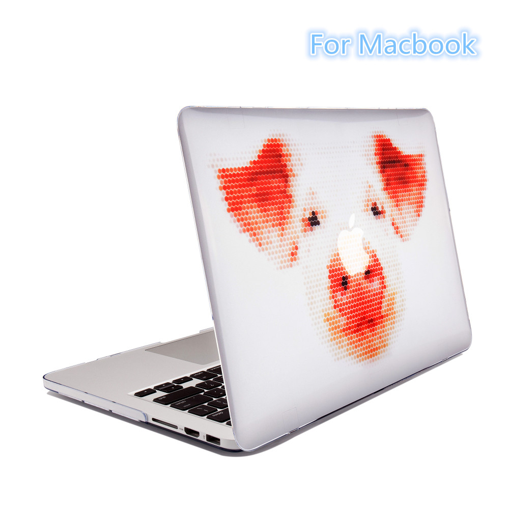 Lovely Pink pig cartoon PC Case for macbook Air/Pro11"12-inch box case printer for macbook Air/Pro case